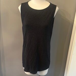 CAbi Black Crewneck Sleeveless Tank